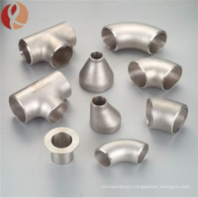 Customized astm a105 gr2 titanium flange elbow pipe fitting